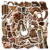 ColeçãoY2K Adesivos Hot Girl Milennial, Capa de Celular Retrô Doce e Cool, Adesivos Decorativos Impermeáveis para Mala Atacado