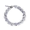 Aretes Chapados en Plata Esterlina 925 Pendiente de Copo de Nieve para Mujer Corea del Sur Anillo Elegante 2021 Nuevos Aretes de Moda Pulsera de Celebridad Cibernética