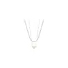 Collar de agua dulce apilado de doble capa Moda para mujer Diseño brillante de moda neta cadena para la clavícula de temperamento estilo viento frío