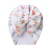 Sudadera con capucha impresa para bebé estilo europeo y americano, hebilla de perlas de pedrería, sombrero, lazo floral, sombrero indio para recién nacido, venta al por mayor