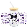 Sanrio coolometi UV DTF transferencia cristal transparente pegatinas impermeable resistente a rayones caricatura al por mayor transfronterizo
