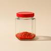 Garrafa Hexagonal Garrafa de Molho de Pimenta Artesanal Pote de Vidro para Mel Grau Alimentício Resistente a Alta Temperatura Selado Fabricante Garrafa de Vidro