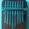 Kalimba piano de pulgar caja metralla carinba llave accesorios martillo de afinación bolsa de tela manual almohada de madera partitura