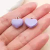 Mezcla de 20 Tipos de Resina Dibujos Animados Simulación Dulce Morado Hongo Uva Colgantes Llavero DIY Accesorios para Collar