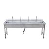Fregadero de Acero Inoxidable Kailin Fregadero de Cocina Restaurante Fregadero Largo Fregadero Comercial de Acero Inoxidable 304
