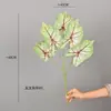 Planta Verde Simulada Taro, Arrurruz, Hoja de Tortuga, Decoración para Hogar Interior Bodas, Paisajismo con Hojas, Muro de Plantas, Accesorios para Arreglos Florales