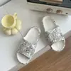 Pantuflas de meter para sentir sentir y entender Verano Uso Baño Antideslizante Hogar Interior Casa Amantes Sandalias de Suela Gruesa para Mujer