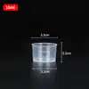 Taza medidora de plástico engrosada 5000 3000 2000 1000 500ml 250 300 mL Taza graduada vaso
