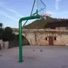 Cesta de basquete padrão móvel adulto comunitária externa escolar casa competição montada no chão tubo redondo embutido