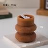 Nueva vela de aromaterapia de cera con forma de columna geométrica creativa, ideal para decorar el hogar, como accesorio de fotografía y para acompañar ceremonias de boda.