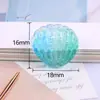 Pequeños accesorios de resina con purpurina, degradado de color mágico, accesorios de concha, pinzas para el cabello, pequeños accesorios de bricolaje, accesorios de pegamento en crema.
