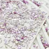 Libro Caperucita Roja con Cristal de Agua Calidad Porcelana morado claro Borde Invertido Fondo Plano Forma Especial Joyería Huazi 1:1 Diamante para Manicura al por Mayor