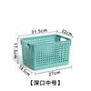 Desktop Cesta de armazenamento de lanches armazenamento oco retangular cesta de armazenamento sundries caixa de armazenamento cesta de plástico cesta de armazenamento