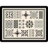 Tapete escurridor de cocina transfronterizo flor retro cafetera tapete de tierra de diatomeas vajilla absorbente tapete antideslizante ventas directas de fábrica