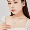 Collar de Flor de Jazmín para Mujer, Accesorio Colgante Versátil de Gama Alta de Nicho, Regalo para Novia para el Festival Qixi 2026