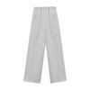Amor y Nancy Trece Líneas Invierno Americano Color Sólido Más Fácil de Combinar Cintura Elástica Perezoso Pierna Recta Terciopelo Pantalones Casuales Mujer 41256