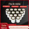 Fita de Resina Completa para Etiquetas Transferência Térmica Universal Fita de Transferência Térmica Impressão Fita de Resina Fita de Resina