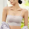 Sutiã Push-Up Sem Alças, Venda Quente no Comércio Exterior Transfronteiriço, Sem Aro, Minimiza Seios Grandes, Reúne e Levanta, Sutiã de Renda Sem Costura, Modelo Fino para o Verão
