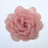 Broche de camelia de hilo de seda para mujer, elegante broche de ramillete estilo Chanel, accesorio para chaqueta y vestido.