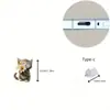 Colgante Popular de Té con Leche Transfronterizo Acrílico Pe Encanto Perro y Gato Ovalado Interfaz Ty Tapón de Polvo para Teléfono C Forma de Corazón