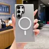 Funda Magnética Jelly Transparente Adecuada para Teléfono Móvil Samsung S26/S26Plus/S26Ultra