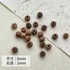 Versátiles Pulseras de Madera Maciza con Cuentas Retro Cuentas Sueltas Pulseras Hechas a Mano DIY Cuentas Espaciadoras Material Accesorios de Joyería