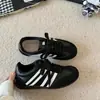 Zapatillas de entrenamiento retro alemanas extremadamente elegantes para mujer, nuevos zapatos planos versátiles de otoño 2026, zapatillas deportivas casuales de suela gruesa de nicho