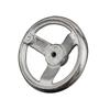 Volante de Hierro Fundido Cromado con Agujero Roscado para Máquina Herramienta, Volante de Disco Pequeño Agujero Corrugado 2 2.5 3 pulgadas 4 5 6-12 pulgadas