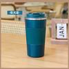 Caneca Térmica de Café 3ª Geração Transfronteiriça para Carro com Tampa de Silicone Antiderrapante Prática de Aço Inoxidável para Água Portátil