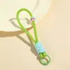 Cordão Colorido Novo para Celular Transfronteiriço, Corda Trançada Feita à Mão, Chaveiro para Capa de Celular DIY, Alça Destacável Anti-Perda para Garrafa de Água