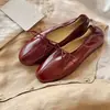 Bailarinas Estilo Coreano con Lazo Verano 2026 Boca Baja Suela Suave Zapatos Individuales Punta Redonda Slip-on Para Viajar Zapatos de Abuela