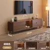 Mueble de TV para Sala de Estar, Apartamento Pequeño, Mueble de TV de Pie de Gama Alta, Nuevo Modelo 2025, Juego de Mesa de Café y Mueble de TV