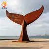 Escultura de Personagem em Aço Corten Personalização Cubos Geométricos Humanóide Abstrato Personalização a partir de Desenho Fonte Fábrica Praça da Paisagem