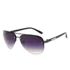 Nuevas Gafas de Sol con Pinza para Cejas Moda Masculina Gafas de Sol para Pesca M-28 Modernas Gafas de Sol Metálicas con Medio Marco para Ciclismo