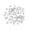 200/Paquete Tapones para Oídos de Acero Inoxidable Tapones para Oídos Mariposa Tapones para Oídos Acero Inoxidable Pin para Oreja Aretes Accesorios