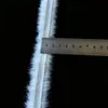 Tiras Tipo Pelo de León Danzante para Linternas Hanfu, Imitación de Piel de Visón, Transfronterizas, 1 cm, Blancas, No Sueltan Pelo, Accesorios Decorativos DIY, En Stock