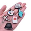 Comercio Electrónico Transfronterizo Béisbol Zapatos Deportivos Flor PVC Hebilla para Zapatos Chanclas Hebilla Decorativa Accesorios DIY Dibujos Animados Accesorios para Zapatos con Agujeros