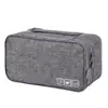 Bolsa de almacenamiento para viaje para ropa interior, panties, sujetadores, bolsa organizadora de viaje, bolsa de almacenamiento portátil de ropa al por mayor en stock