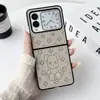 Para Capa de Celular Dobrável Huawei Nova Glory Nova Flip Anel Cartoon Couro Criativo Tela Dobrável