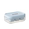 Hielera de silicona de grado alimenticio para el hogar, gran capacidad, con tapa, molde para cubitos de hielo, venta al por mayor