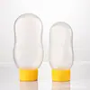 Jarabe de Azúcar Moreno Miel de Grado Alimenticio PP Botella de Plástico Squeeze para Salsa Botella de Comida 100g 150g