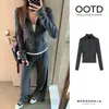 Conjunto deportivo y casual para mujer 2026 nuevo estilo chaqueta sudadera estilo coreano conjunto completo para un look relajado y casual