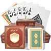 Jinyi Gyt Cartas de Juego de Plástico Doble Cara Mate PVC Antidoblado Lavables Póker Engrosadas Resistentes al Desgaste Cartas de Bridge de Gama Alta
