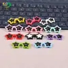 Gafas de Sol Brillantes de Estrella de Cinco Puntas de Colores DIY Funda de Teléfono Pasador Gomita para el Cabello Vaso de Agua Papelería Pegatinas Accesorios de Resina
