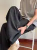 Pantalones Casuales de Lino Color Albaricoque para Hombre, Pantalones Finos Transpirables de Talla Grande para Verano, Pantalones Largos Rectos Sueltos para el Trabajo de Verano