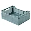 Cesta de Almacenamiento Plegable Portátil con Patrón Romano Organizador Multifuncional para Escritorio del Hogar Apilable con Cestas para Almacenamiento de Frutas y Verduras