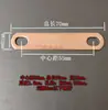 Peça de Conexão de Cobre Vermelho Conector de Bateria de Lítio Conector de Motor Terminal de Fiação para Tubo de Aquecimento Elétrico Peça de Ponte Agulha Agulha Personalizada 6m