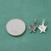 S925 Sterling Silver Estilo Chinês Dupla Borboleta Pingente Vintage Borboleta Pingente DIY Frisado Corda Pulseira Colar Pingente