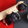 Bolsa de incienso Zen aromática desodorizante de estilo chino, colgante, bolsa de brocado vacía para incienso, bolsa para especias DIY