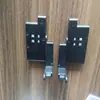 Marco de aluminio puerta de vidrio bisagra para muebles de alta resistencia oculta puerta de gabinete amortiguador de amortiguación hidráulica herraje de bisagra ajustable tridimensional